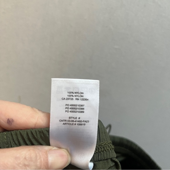 TNA Parachute Pants Green Nylon Joggers Size S - Picture 11 of 11